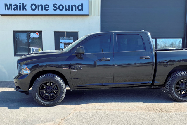 2019 RAM 1500 with professional window tint in North Bay